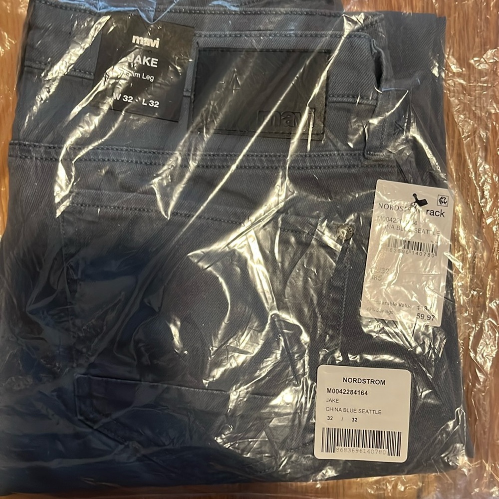 MENS NWT MAVI  JAKE SLIM LEG china blue jeans